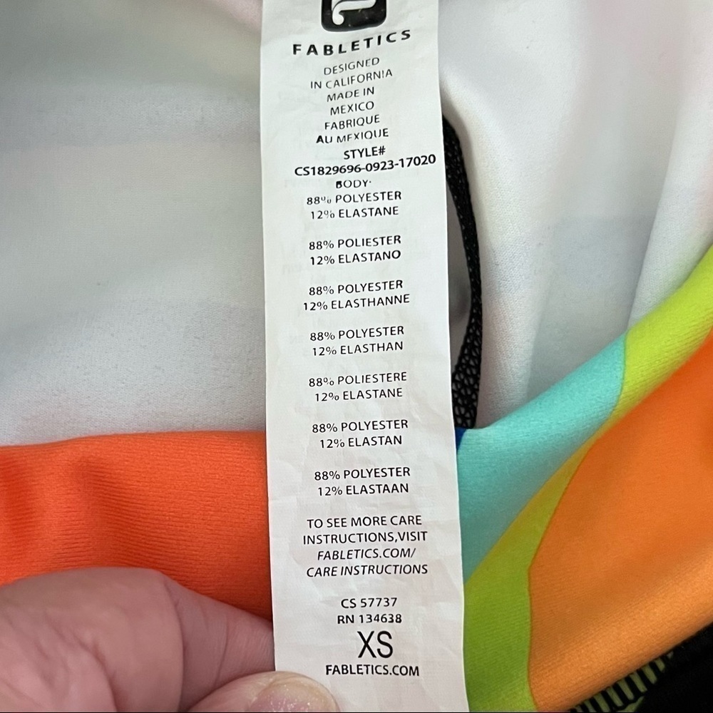 Fabletics Multicolor Geometrical Pattern Yoga Leg… - image 4